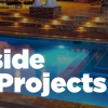 A captivating display of DIY poolside lighting projects, featuring creatively crafted lanterns, string lights, and ambient fixtures, illuminating the pool area with a warm and inviting glow.